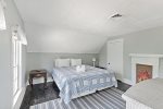 Large king Bedroom with lots of natural light